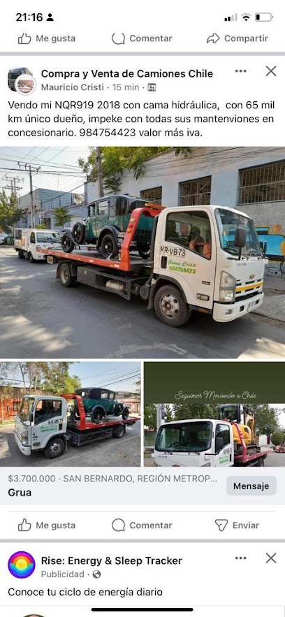 Servicio De Grúas Y Transportes Cristi